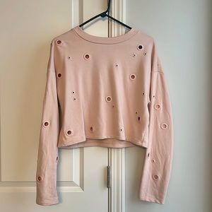 Alo Yoga Light Pink Sweatshirt